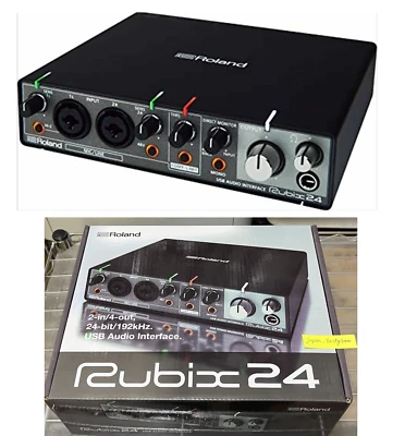 Roland USB Audio Interface Rubix24 2in/4out English Manual - Image 1 of 4