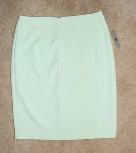 New Womens Worthington Skirt 6 Straight Pencil Mint Green Lined Stretch - Picture 1 of 2
