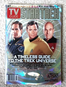 Star Trek 35th Anniversary TV Guide / Hologram - Picture 1 of 4