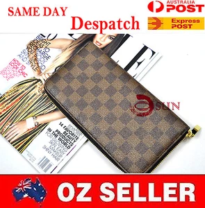 Unisex Faux Leather Passport Holder Travel Documents Long Wallet Purse Organizer - Picture 1 of 11