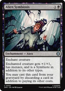 MTG magic cards 1x Alien Symbiosis - Foil Marvel's Spider-Man NM-Mint, English - Picture 1 of 1
