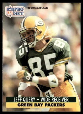 1991 Pro Set Jeff Query Green Bay Packers #160 - Image 1 of 2