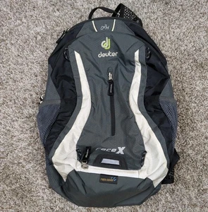 Deuter Race X Backpack Cycling Black Rain Cover Airstripes No Bladder Hiking - Picture 1 of 12
