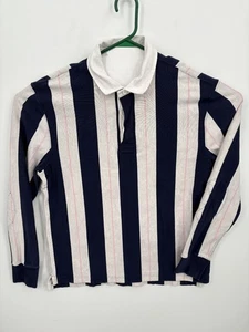 J. Crew Oarsman Vintage Herren Langarm gestreiftes Rugby Poloshirt, Medium, TOP! - Bild 1 von 6