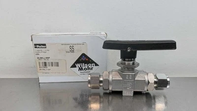 Válvula de bola de acero inoxidable Parker 8A-B8LJ-SSP 1/2" NPT 6000 PSI Foto 1 de 4