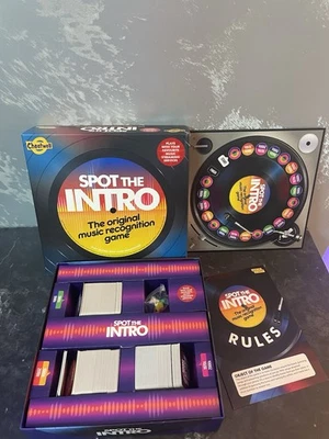 Spot the Intro Music Quiz Board Game Name Songs from 60s–2010s Complete VGC - Image 1 of 4