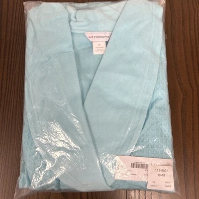 Bata de baño para mujer manga larga, periwinkle, talla 3X Foto 1 de 4