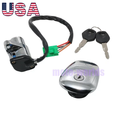 Ignition Switch Fuel Cap ＆ Keys for Suzuki VS800 Boulevard S50 2005 2006 07-2009 Foto 1 de 4