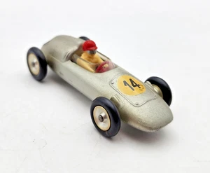 Vintage 1960s Solido 1/43 Porsche F2 Silver #14 Loose Mint Made in France - Picture 1 of 6