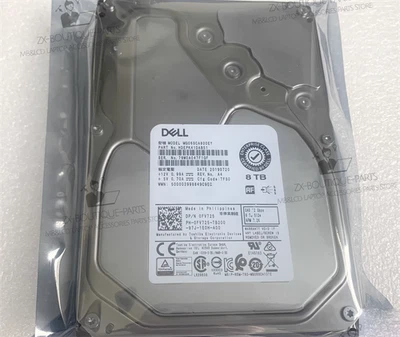 FV725 DELL 8TB 7.2K NL SAS 12Gbps 3.5in 512e HDD Hard Drive 0FV725 - Image 1 of 2