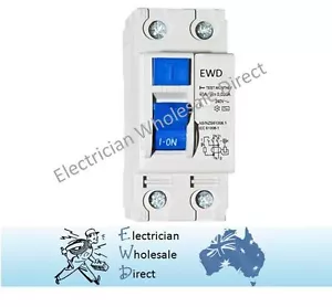 2 Pole 40 Amp RCD Safety Switch For Switchboard Electrical - Picture 1 of 6