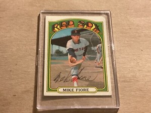 Mike Fiore autographed Signed Baseball Card 1972 Topps #199 - Mint - See Picture