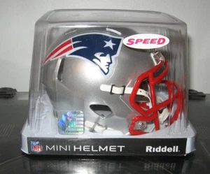 MINI CASCOS DE VELOCIDAD NFL NUEVOS PATRIOTAS DE INGLAND Por RIDDELL - Imagen 1 de 4