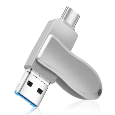 OTG USB 3.0 Type-C Flash Drive Memory Stick for iPhone/Android/PC 2TB 1TB 256GB - Image 1 of 4