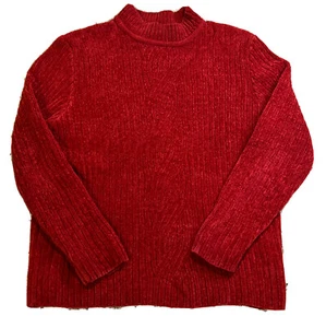 Alfred Dunner Damen Pullover Medium Langarm Pulli Rollkragen rot - Bild 1 von 8