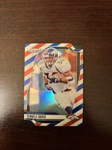 Terrell Davis Panini Prizm Prizms Red White and Blue 2024 #91 Denver Broncos - Picture 1 of 4