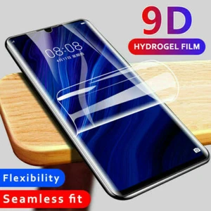 For Huawei P30 Pro Soft TPU Screen Protector Full Cover Clear - Zdjęcie 1 z 3