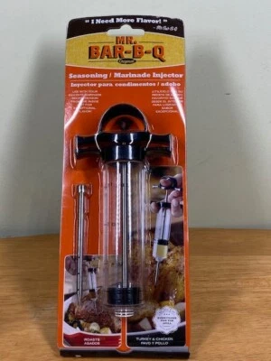 Agulha injetora de carne Mr. Bar-B-Q tempero e marinada aço inoxidável 40100X - Imagem 1 de 4