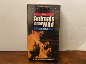 Animals In The Wild Kali The Lion VHS New Vintage VHS Tape Nature Collection VHS - Picture 1 of 6
