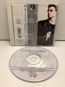 GEORGE MICHAEL QUEEN Freddie Mercury FIVE LIVE JAPAN CD TOCP-7780 1993 US Seller - Picture 1 of 2