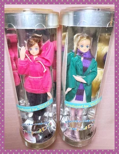 Vtg Lot Takara Japan Jenny Compact Fashion Doll Cutie Parka Coat Barbie 5.5" - Picture 1 of 11