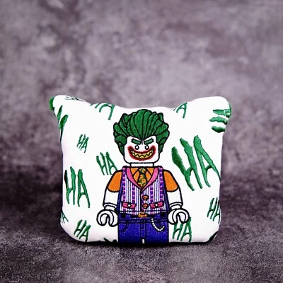 GOAT GOLF Magnetic Mini "Gotham" Joker Golf Mallet Putter Headcover Fit Taylormade Spider