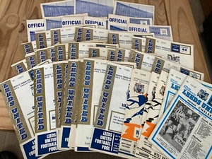 Leeds United HOME programmes 1960s 1970s League & Cup - Picture 1 of 42