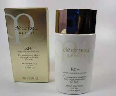 NUEVO EN CAJA Cle De Peau Emulsión Protectora UV FPS 50 + Para Cuerpo 75 ml Foto 1 de 2