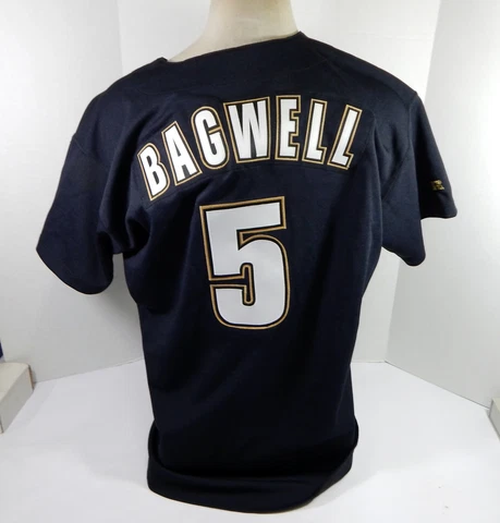 Houston Astros Jeff Bagwell #5 Authentic Team Spec Black Jersey 50 DP35413 Cover
