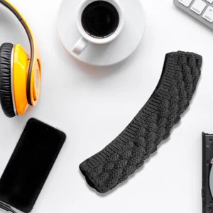 Knit Fabric Headband Cover Protector for Audio-Technica ATH MSR7 M50X (Black) - Zdjęcie 1 z 10