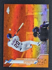 Pete Alonso 2020 Topps Chrome Image Variation Orange Refractor 8/25 #80 METS