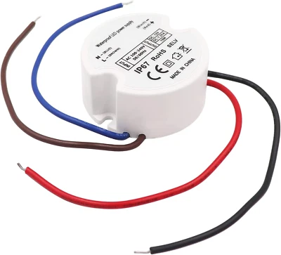 Voltage Transformer 120VAC To 12V DC Converter For LED Strip And Cabinet Lights  - Image 1 of 4