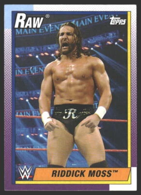 Riddick Moss #36 2021 Topps Heritage WWE - Image 1 of 2