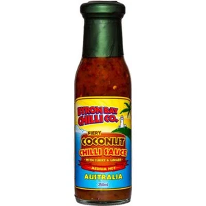 Byron Bay Chilli Co Fiery Coconut Sauce 250ml - Picture 1 of 2