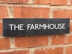 Quality Slate House Sign 16" X 4" Any Name / Number