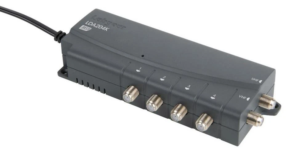 Tv & radio Aerial Amplifier with 5G filter 4 Way Labgear - LDA204K