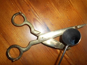 1 x Kerzenlöscher und  1 x Dochtschere - Bild 1 von 6