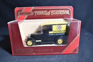 Neumáticos MatchBox YesterYear Y-5 1927 Talbot Van Dunlop - Imagen 1 de 4