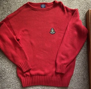 Maglione The Gap Vintage 100% Autentico Rosso Grosso Taglia XL - Foto 1 di 4