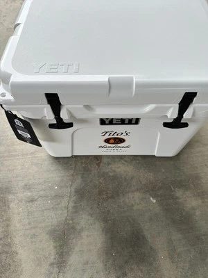 YETI Tundra35 Hard Cooler (white) Tito’s Vodka Yeti - Image 1 of 3