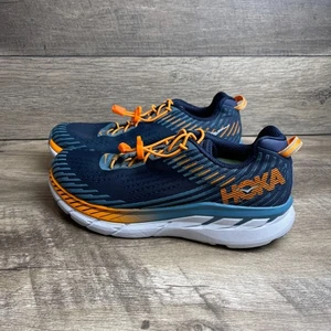 Hoka One One Clifton 5 1093755-BISB Mens US Running Shoes Blue Athletic Sneakers - Picture 1 of 11