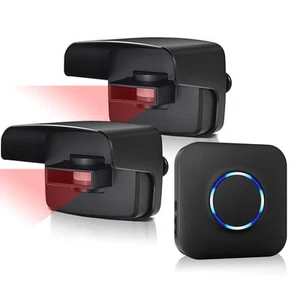 Driveway Alarm Wireless Outside System with 600FT Range & 58 Melodies - Weath... - Picture 1 of 9