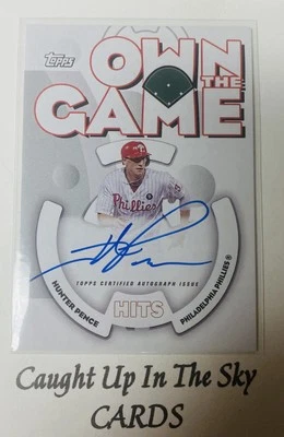 2024 Topps Archives Hunter Pence “Own the Game” On Card Auto Phillies - Image 1 of 2