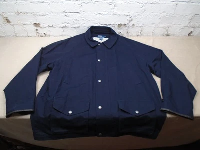 Polo Ralph Lauren Hombres Azul Marino Algodón Chaqueta Campo Granero Abrigo Talla 2LT Foto 1 de 4