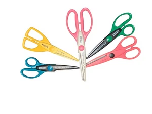 Fiskars Paper Shapers Edgers Decorative Edge Scissors Scrapbooking Lot of 5 - Picture 1 of 1