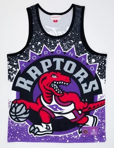 TORONTO RAPTORS MITCHELL & NESS NBA JERSEY JUMBOTRON TANK TOP BASKETBALL MEN - Picture 1 of 9