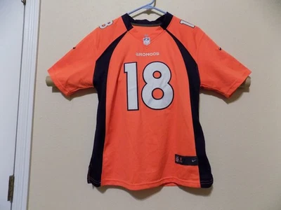 Camiseta Peyton Manning Denver Broncos (niñas grande/XL) Nike cosida/buen estado. Foto 1 de 4