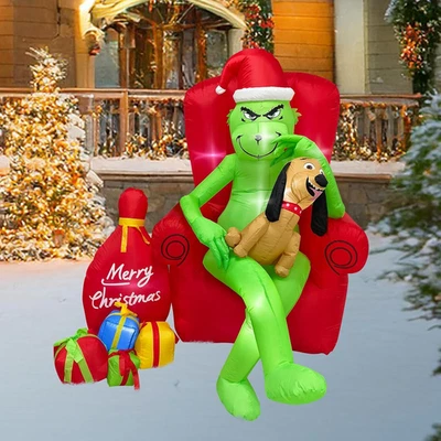 Christmas Inflatable Outdoor Decoration 6 FT, Christmas Funny Blow up Yard Patio - Image 1 of 4