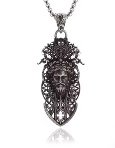 Ancient Greek Mythology God King Zeus Pendant Roman Mythology Jupiter Necklace - Picture 1 of 5