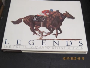 LEGENDS: THE ART OF RICHARD STONE REEVES (1989, Edward Bowen) HC/DJ Oversized - Picture 1 of 11